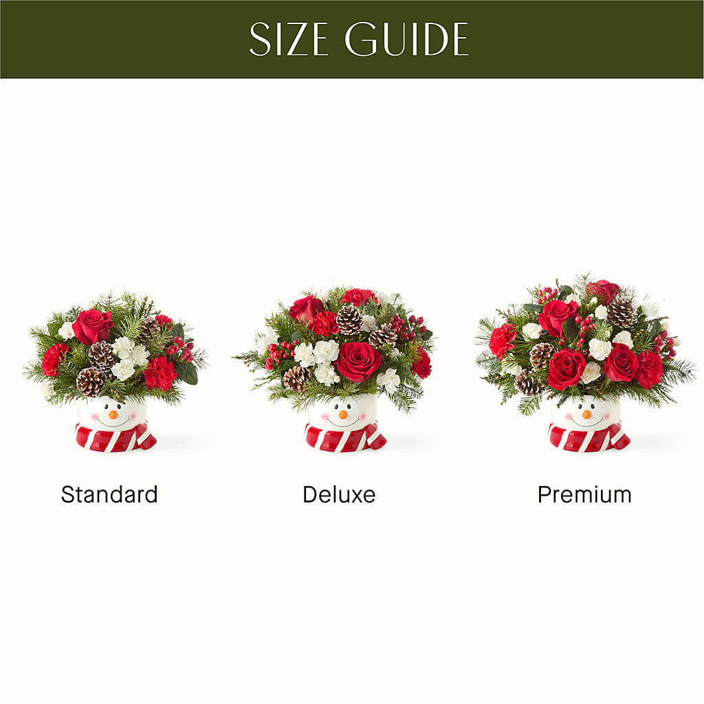 Jolly Snowman Bouquet – STEMZ FLORIST & TREASURES, Calgary AB