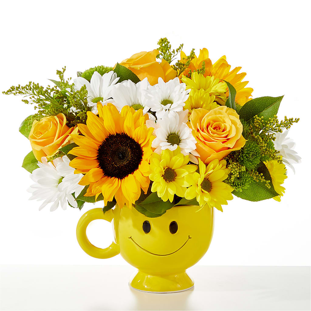 Be Happy Bouquet – STEMZ FLORIST & TREASURES, Calgary AB