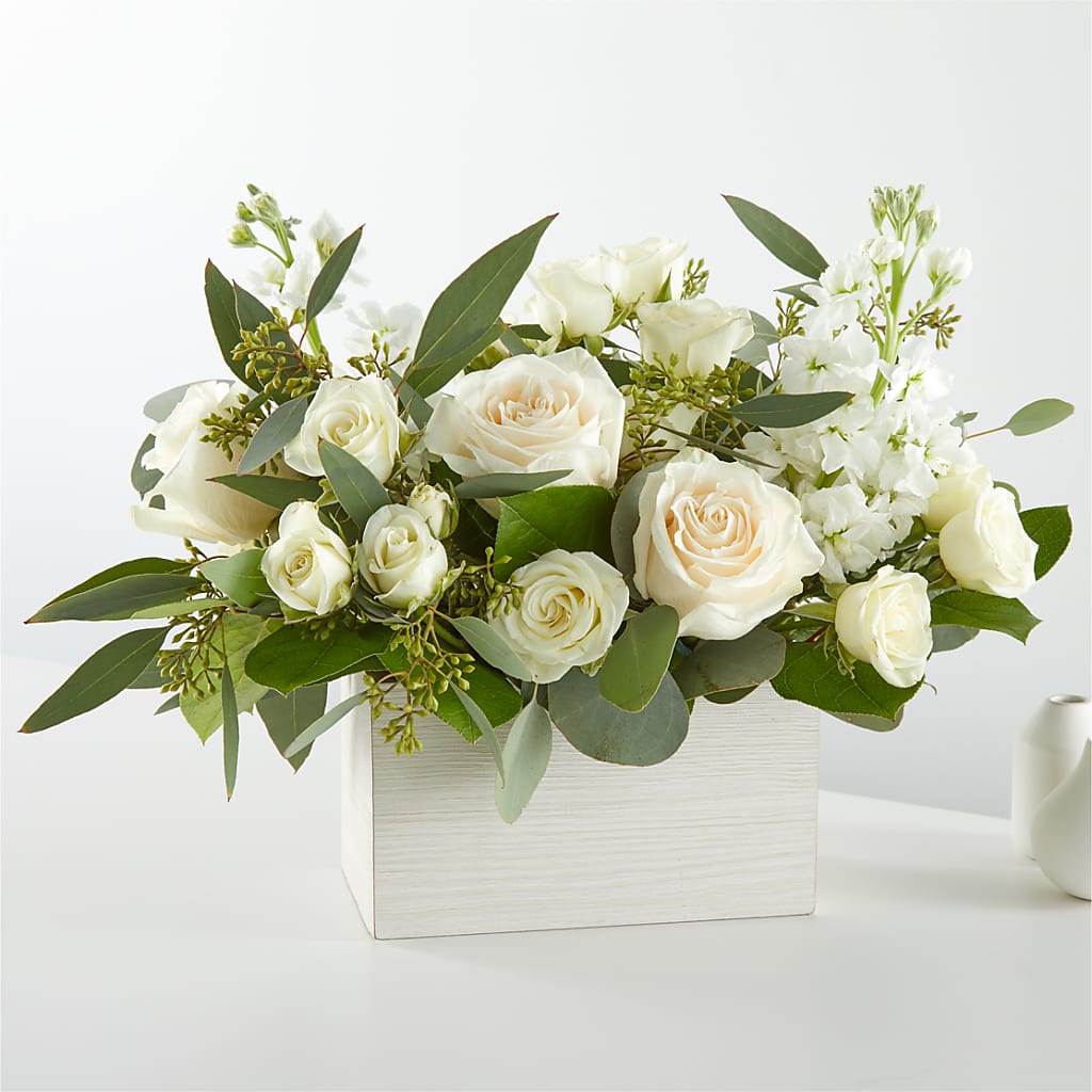 Fresh Linen Box Bouquet – STEMZ FLORIST & TREASURES, Calgary AB