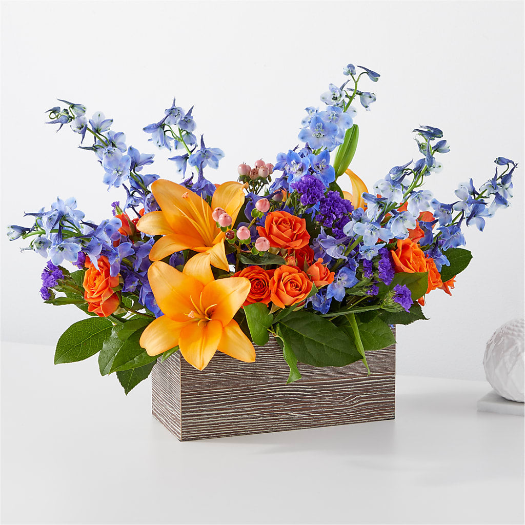 Radiant Citrus Box Bouquet – STEMZ FLORIST & TREASURES, Calgary AB