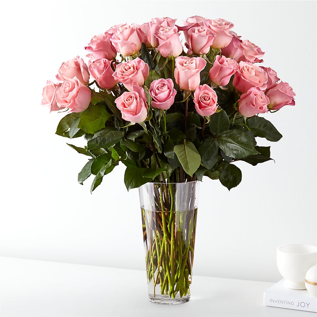 Long Stem Pink Rose Bouquet – STEMZ FLORIST & TREASURES, Calgary AB