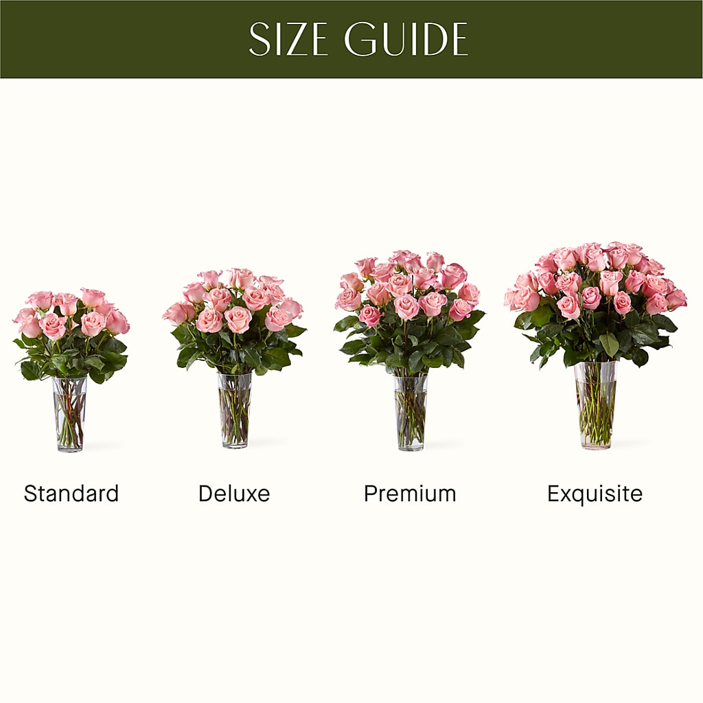 Long Stem Pink Rose Bouquet – STEMZ FLORIST & TREASURES, Calgary AB