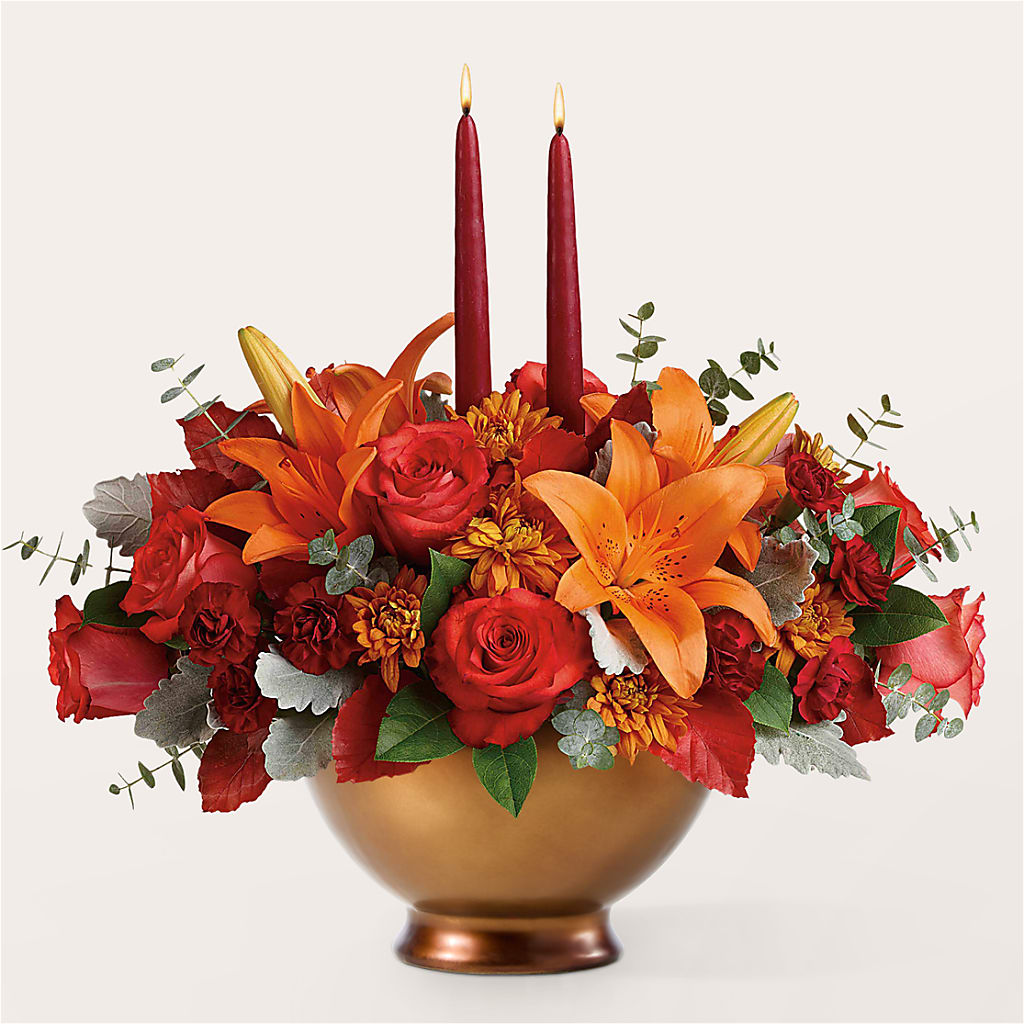 Fruits of Fall Centerpiece – STEMZ FLORIST & TREASURES, Calgary AB