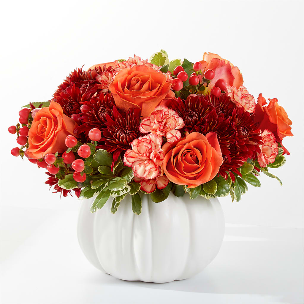 Autumn Air Pumpkin Bouquet – STEMZ FLORIST & TREASURES, Calgary AB