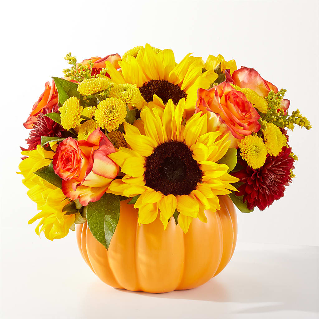 Golden Gourd Pumpkin Bouquet – STEMZ FLORIST & TREASURES, Calgary AB