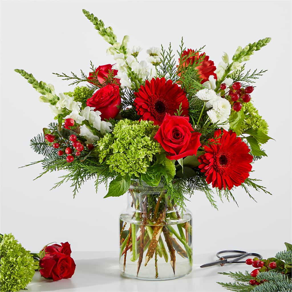 Merry Moment Bouquet – A Florist Original – STEMZ FLORIST & TREASURES, Calgary AB