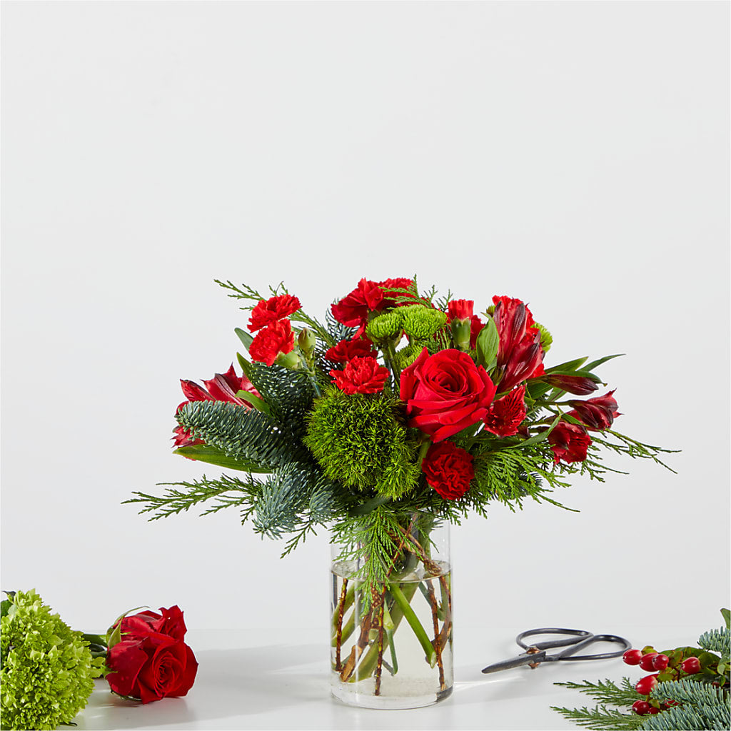 Merry Moment Bouquet – A Florist Original – STEMZ FLORIST & TREASURES, Calgary AB
