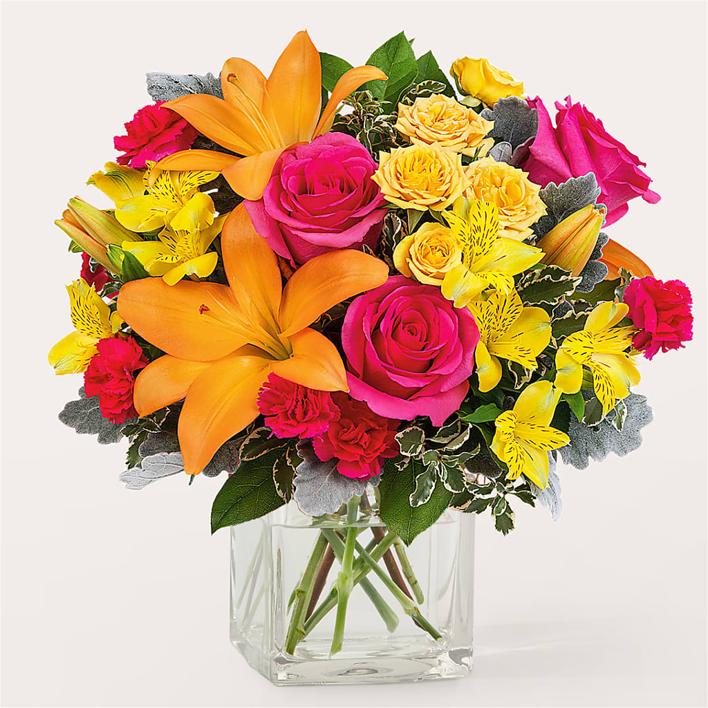 To the Tropics Bouquet – STEMZ FLORIST & TREASURES, Calgary AB