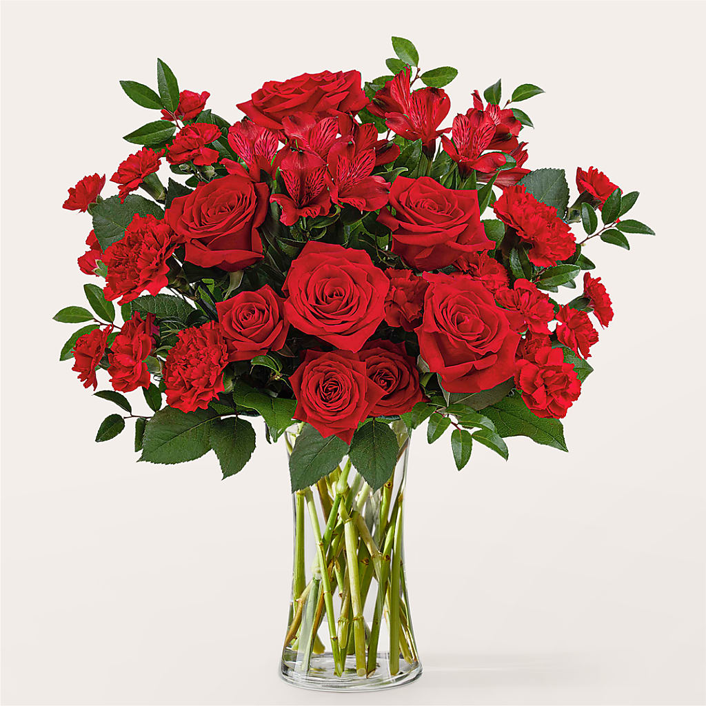 Brilliant Ruby Bouquet – STEMZ FLORIST & TREASURES, Calgary AB