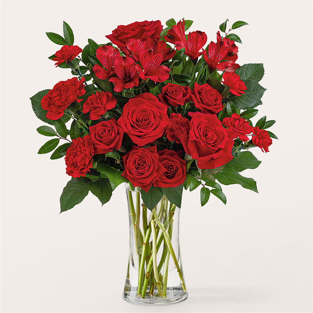 Brilliant Ruby Bouquet – STEMZ FLORIST & TREASURES, Calgary AB