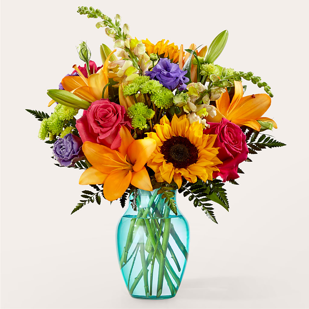 Double Rainbow Bouquet – STEMZ FLORIST & TREASURES, Calgary AB