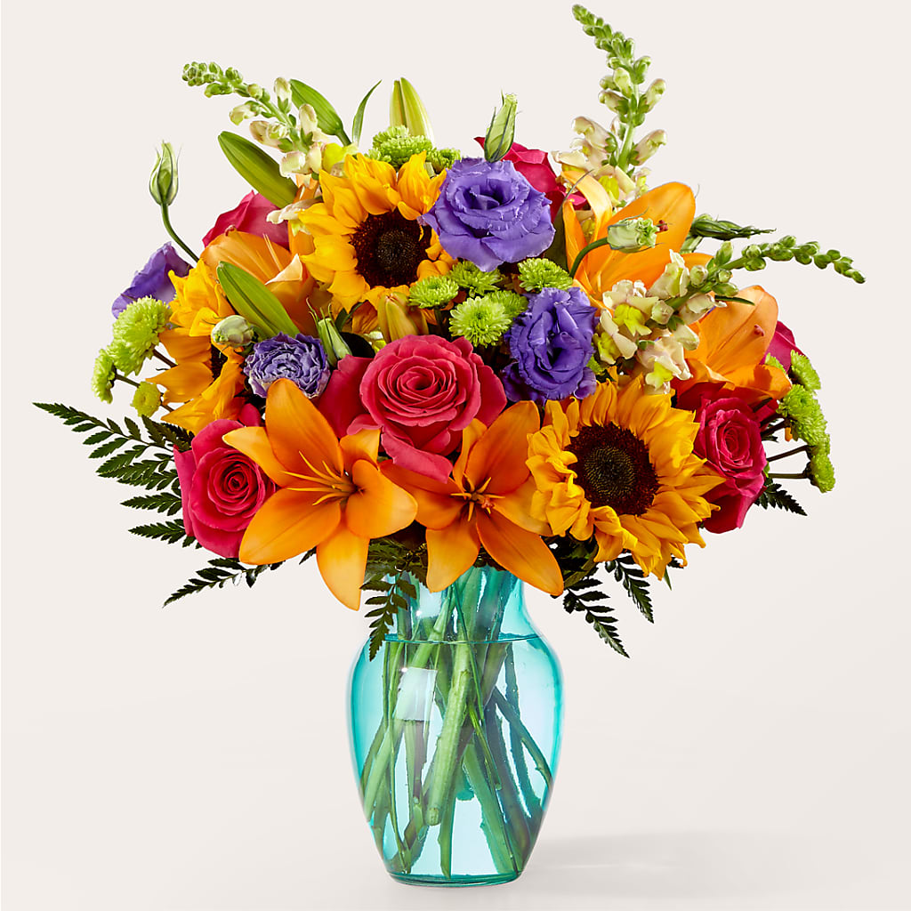 Double Rainbow Bouquet – STEMZ FLORIST & TREASURES, Calgary AB