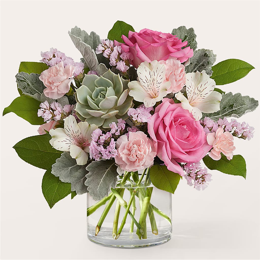 Dusty Rose Bouquet – STEMZ FLORIST & TREASURES, Calgary AB