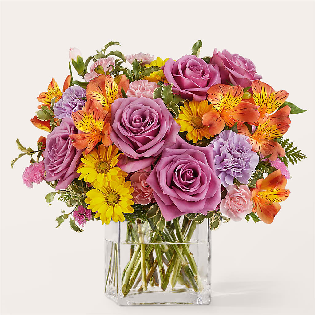 Shades of Happiness Bouquet – STEMZ FLORIST & TREASURES, Calgary AB
