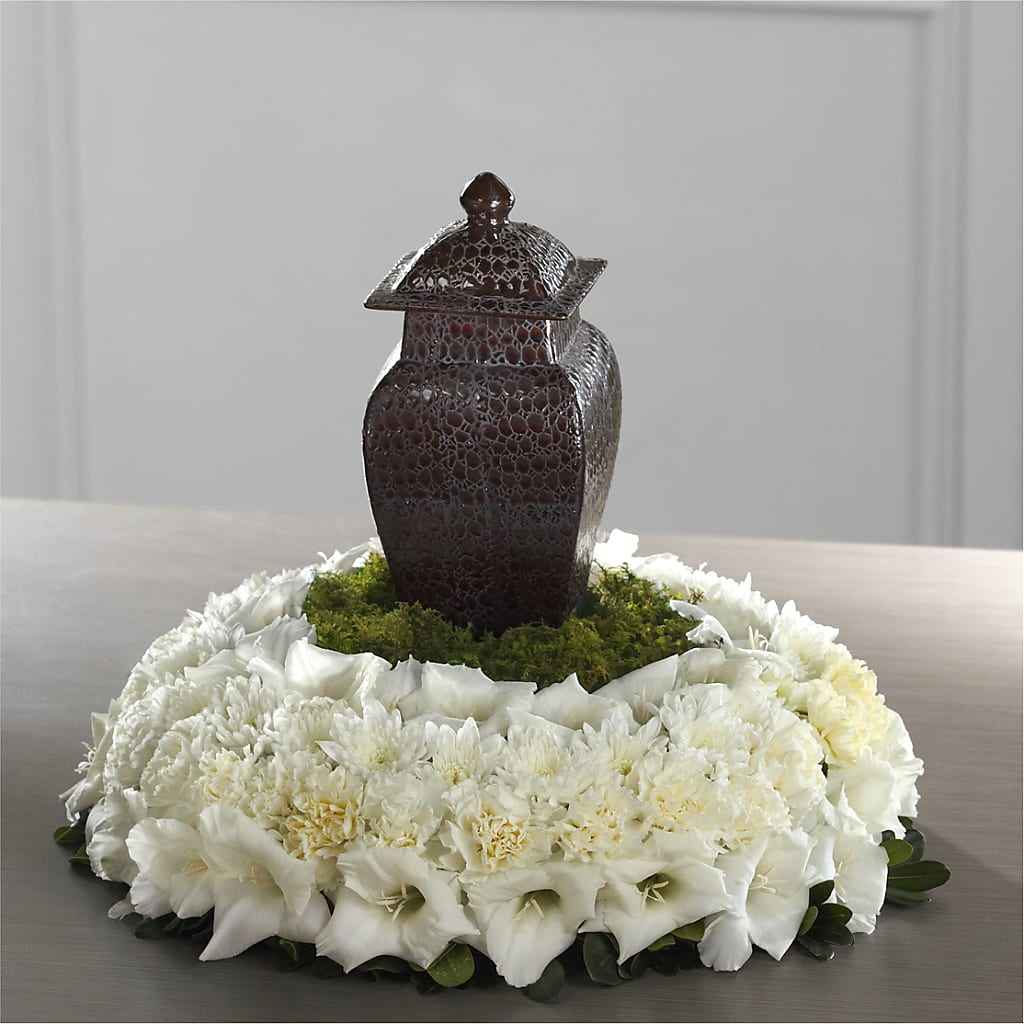 Encircling Grace Arrangement – STEMZ FLORIST & TREASURES, Calgary AB
