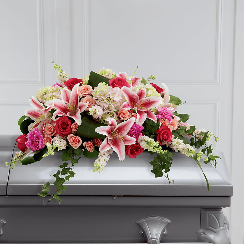 Splendid Grace Casket Spray – STEMZ FLORIST & TREASURES, Calgary AB