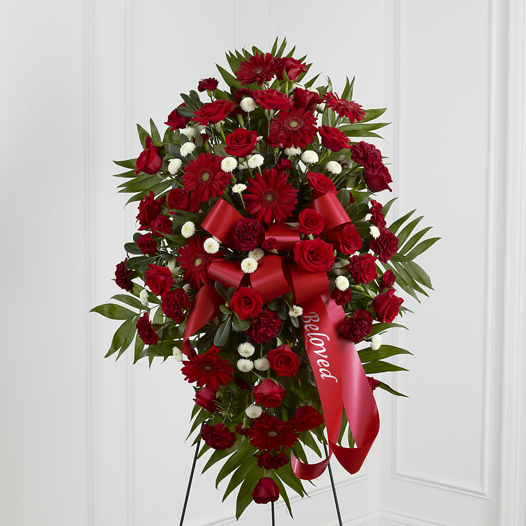 Treasured Memories Standing Spray – STEMZ FLORIST & TREASURES, Calgary AB