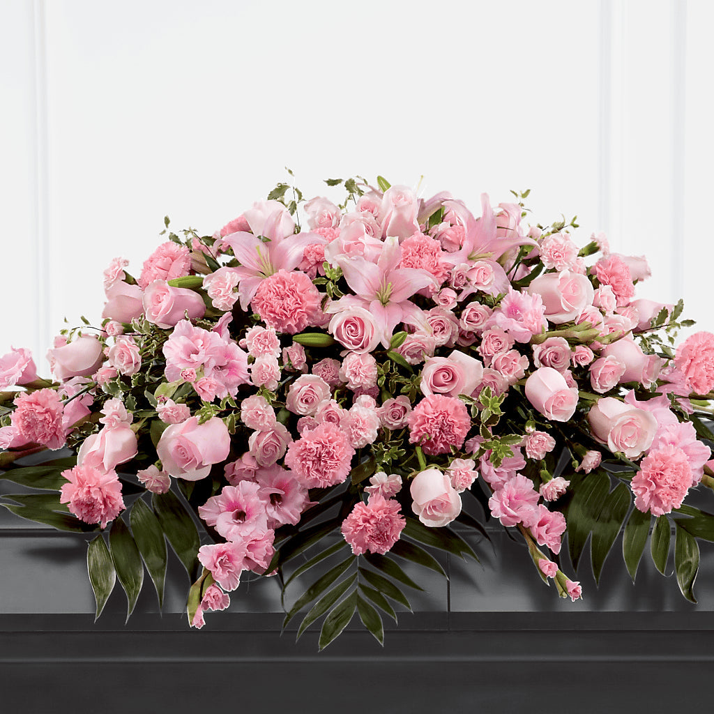 Garden of Comfort Casket Spray (Standard) – STEMZ FLORIST & TREASURES, Calgary AB