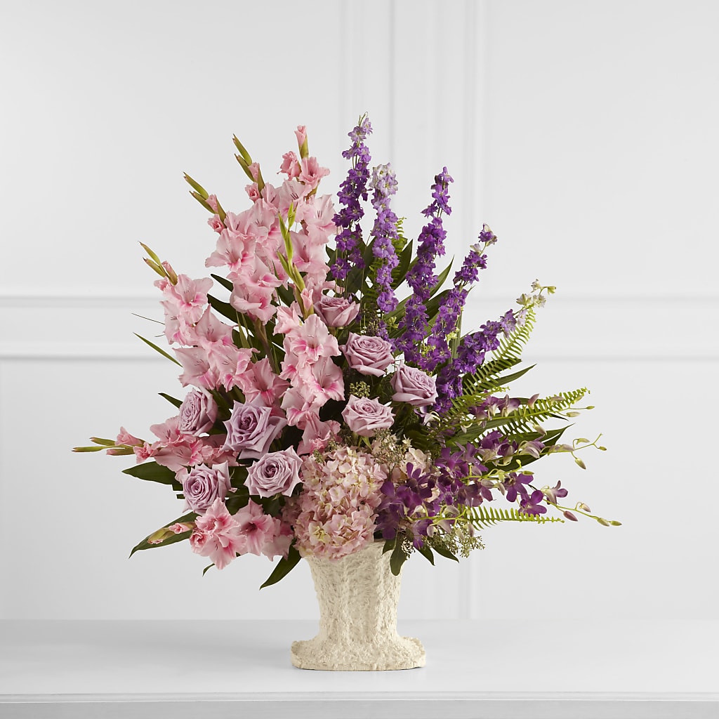 Flowing Garden Arrangement – STEMZ FLORIST & TREASURES, Calgary AB
