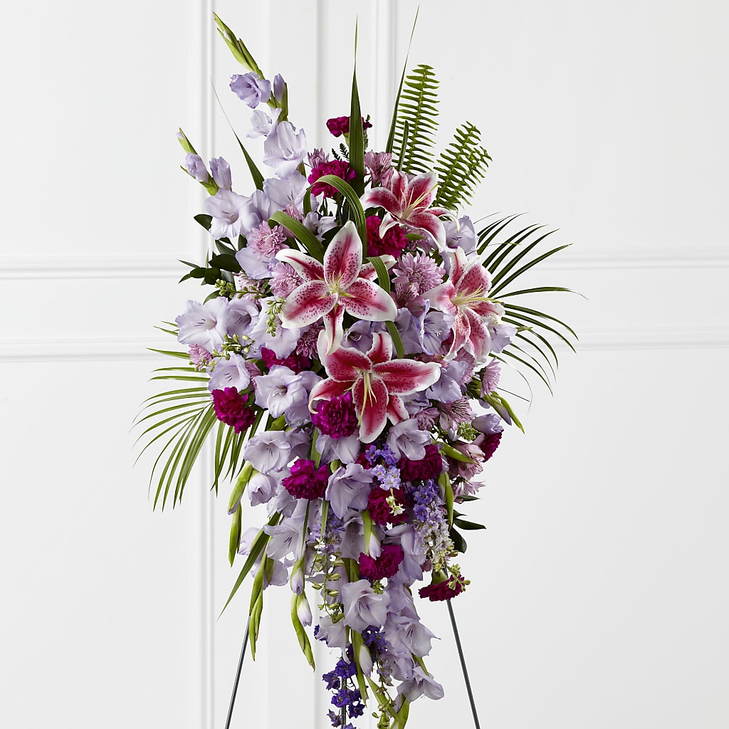 Tender Touch Standing Spray – STEMZ FLORIST & TREASURES, Calgary AB