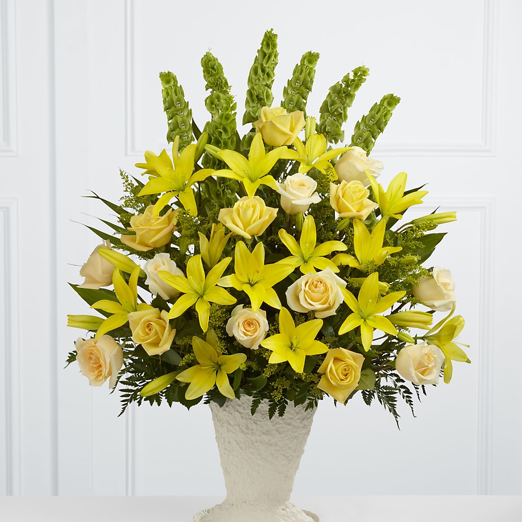 Golden Memories Arrangement – STEMZ FLORIST & TREASURES, Calgary AB