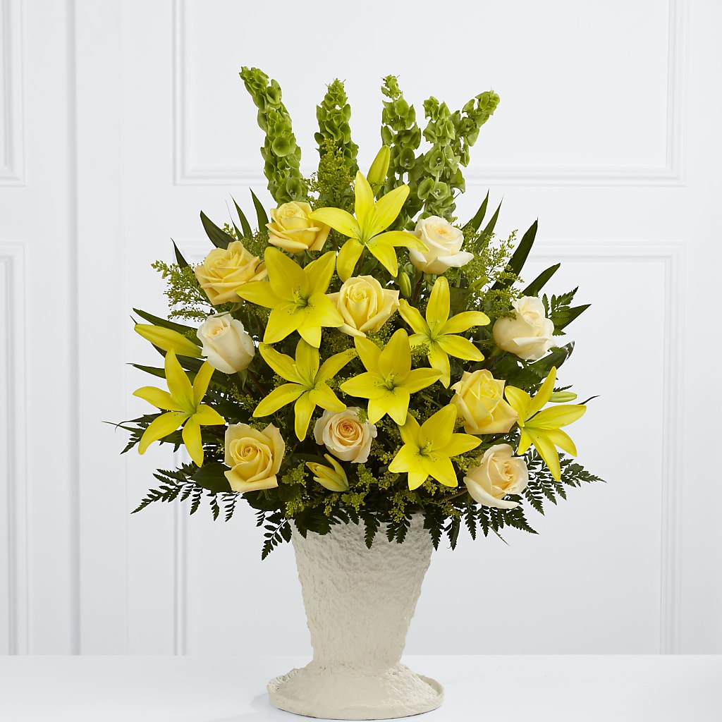 Golden Memories Arrangement – STEMZ FLORIST & TREASURES, Calgary AB