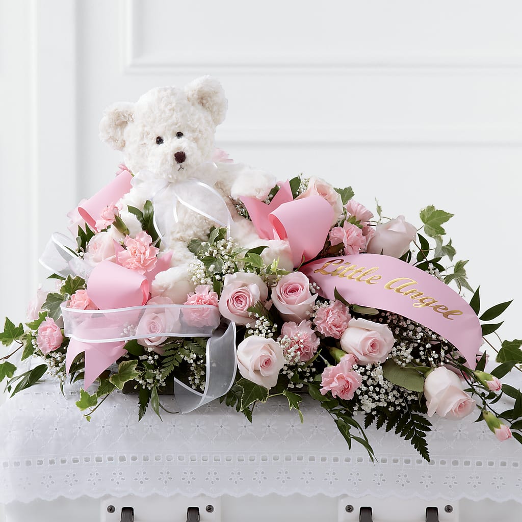 Touch of Sympathy Casket Spray – STEMZ FLORIST & TREASURES, Calgary AB