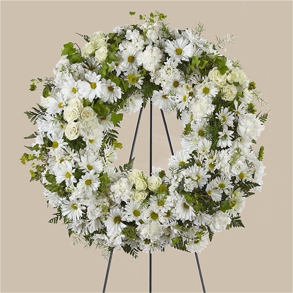 Faithful Wishes Wreath – STEMZ FLORIST & TREASURES, Calgary AB