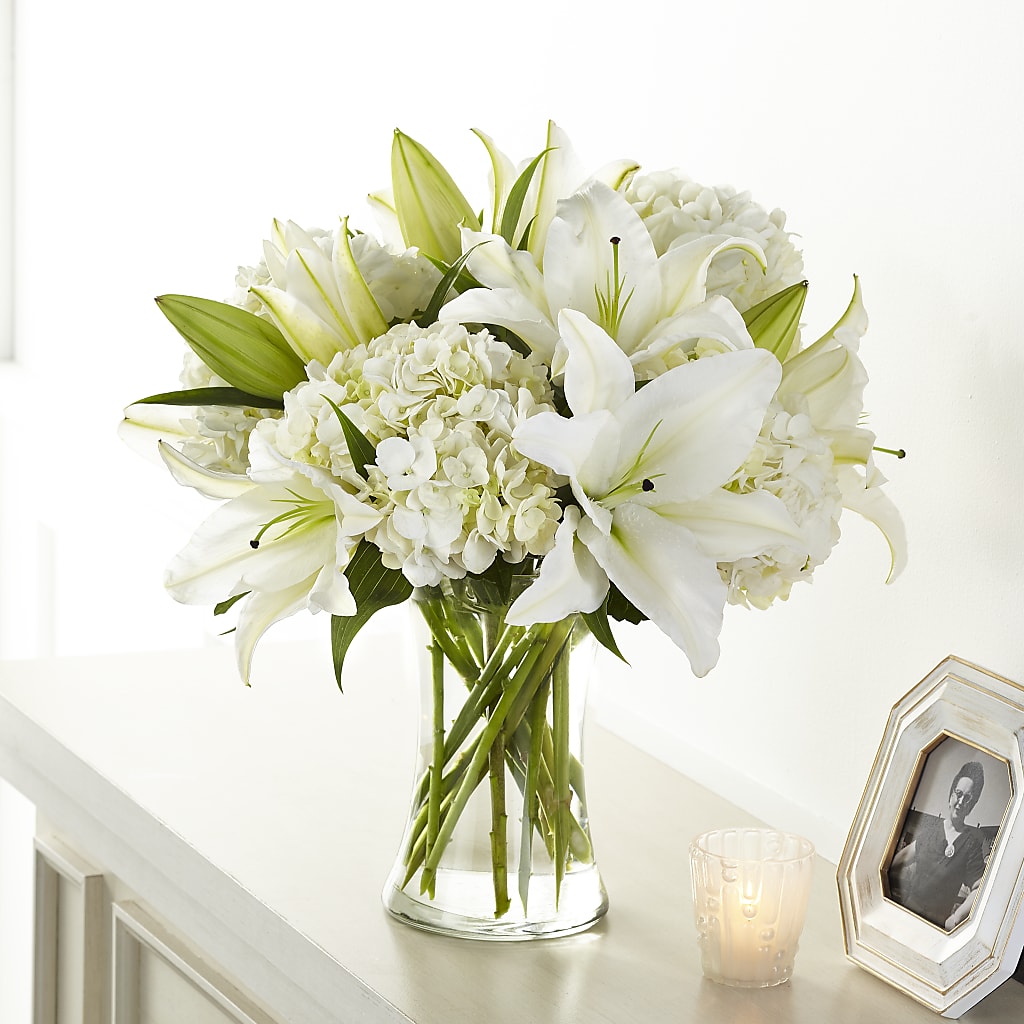 Compassionate Lily Bouquet – STEMZ FLORIST & TREASURES, Calgary AB