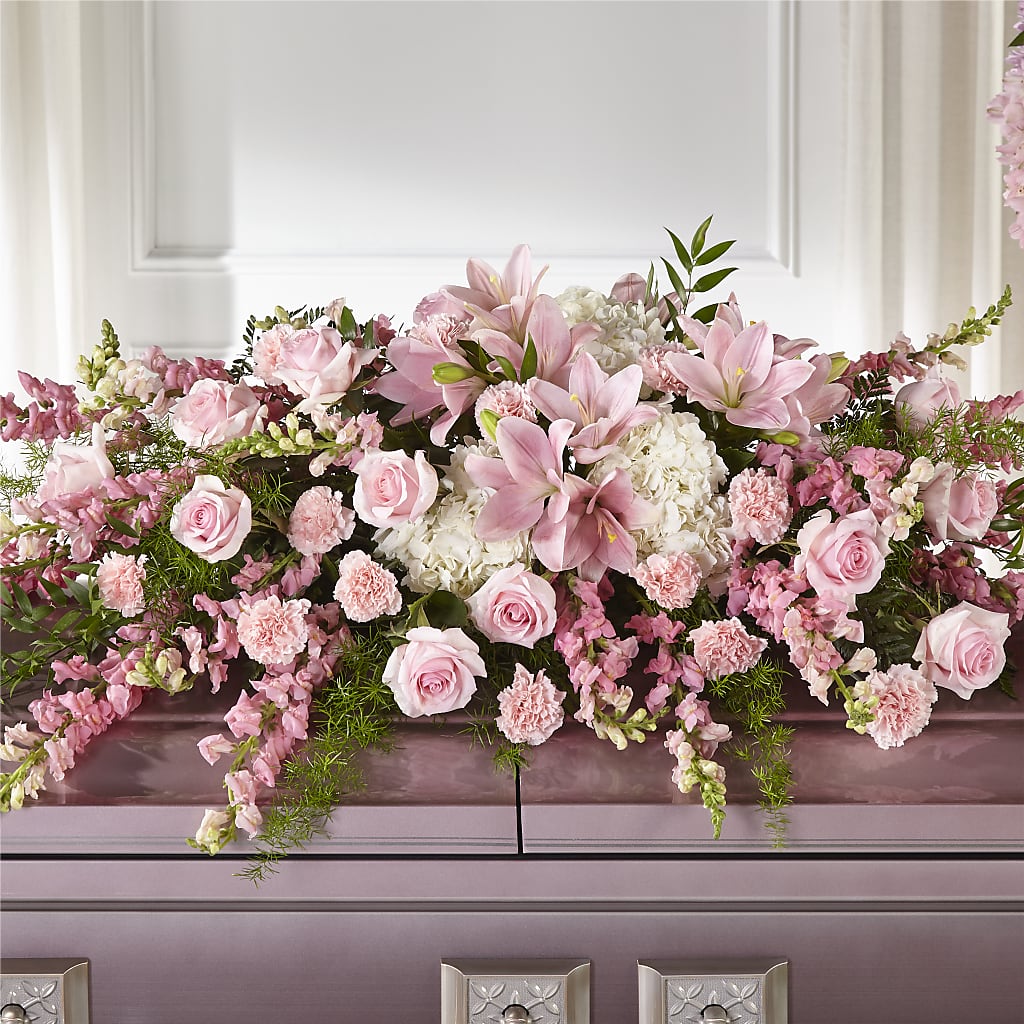Life & Remembrance Casket Spray – STEMZ FLORIST & TREASURES, Calgary AB