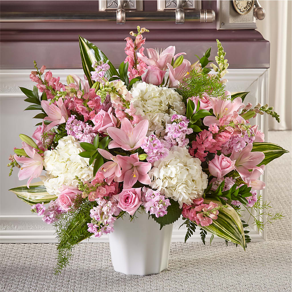 Simply Serene Floor Basket – STEMZ FLORIST & TREASURES, Calgary AB