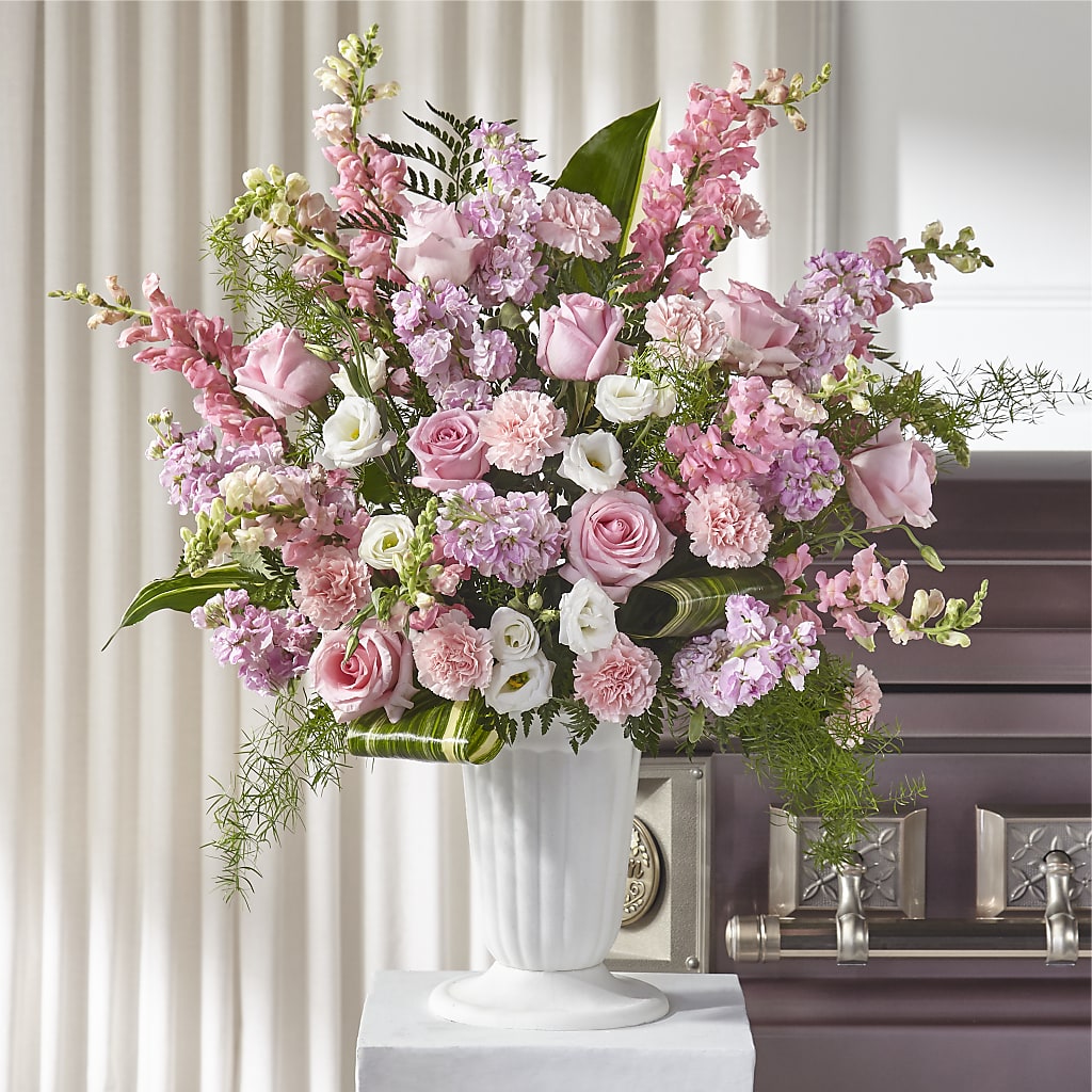 Divine Comfort Arrangement – STEMZ FLORIST & TREASURES, Calgary AB