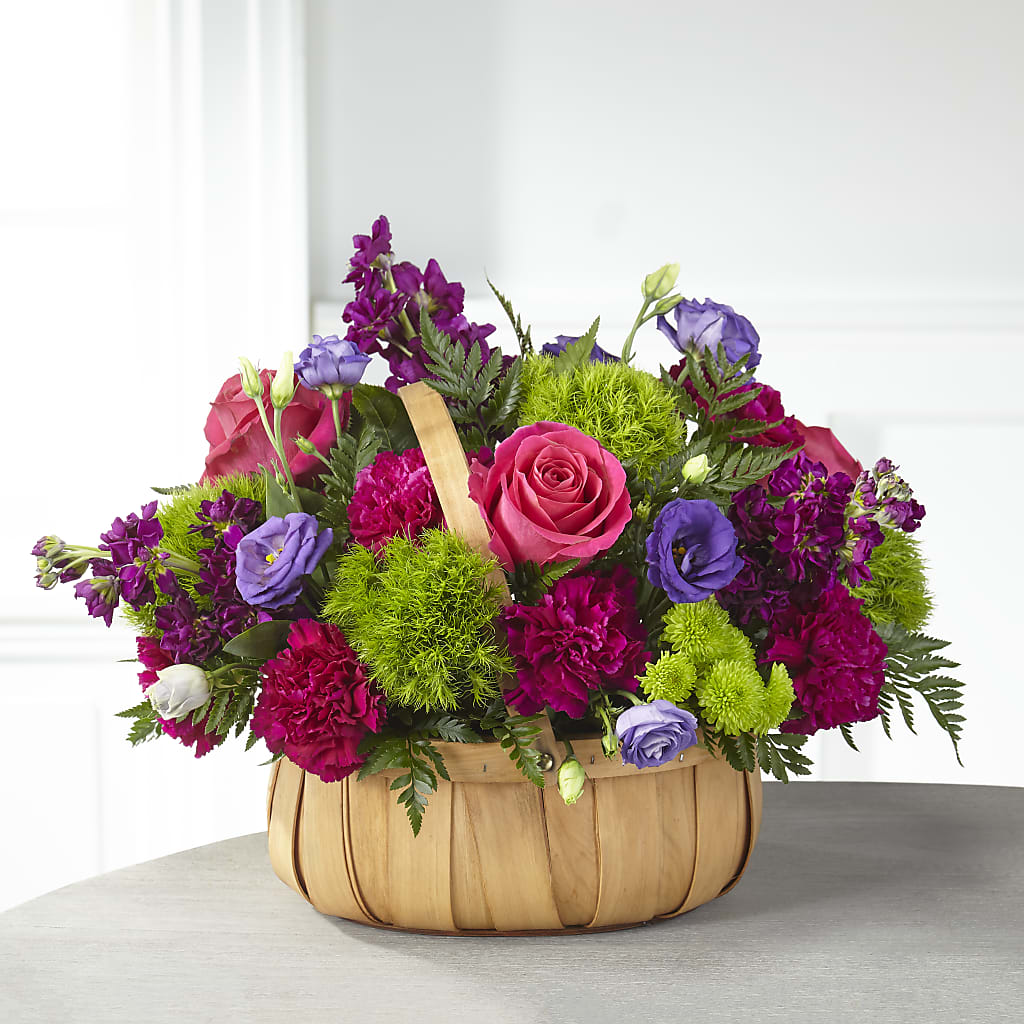 Serene Sanctuary Basket – STEMZ FLORIST & TREASURES, Calgary AB