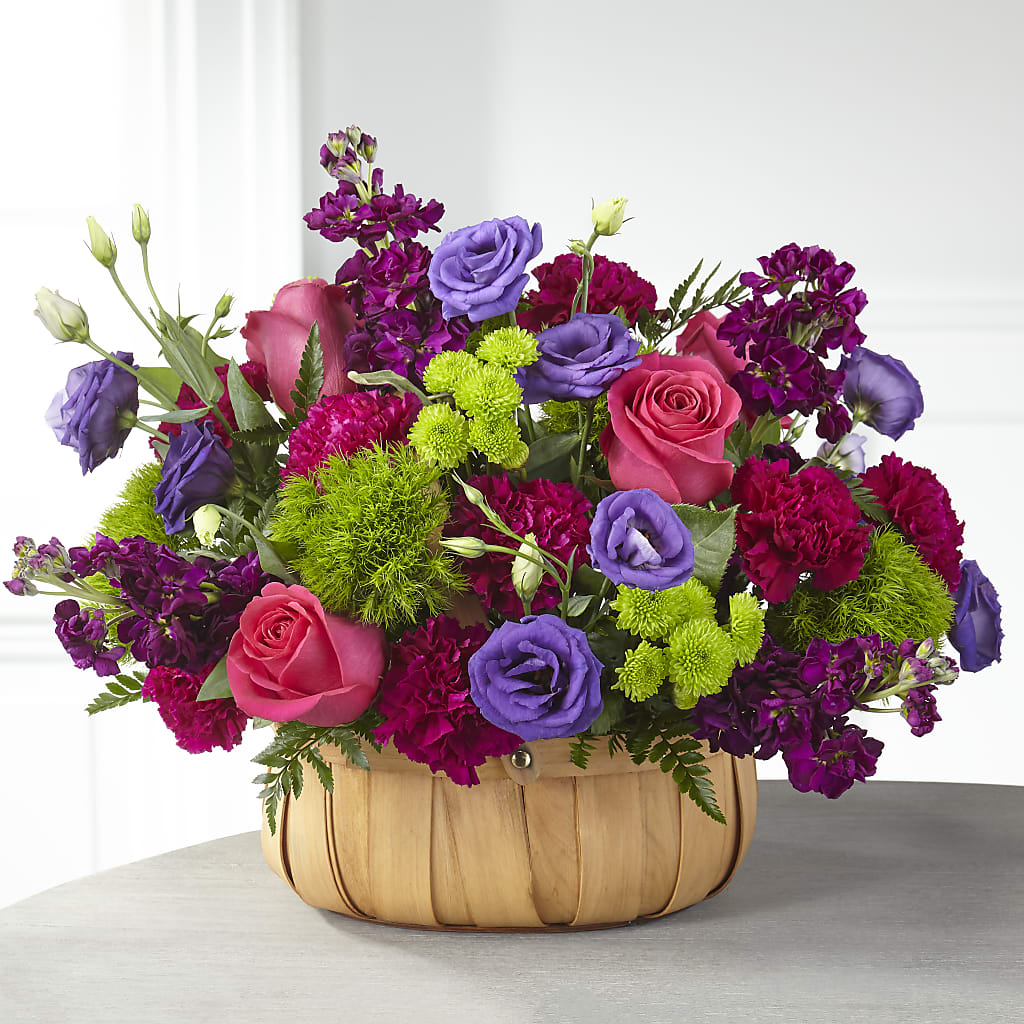 Serene Sanctuary Basket – STEMZ FLORIST & TREASURES, Calgary AB