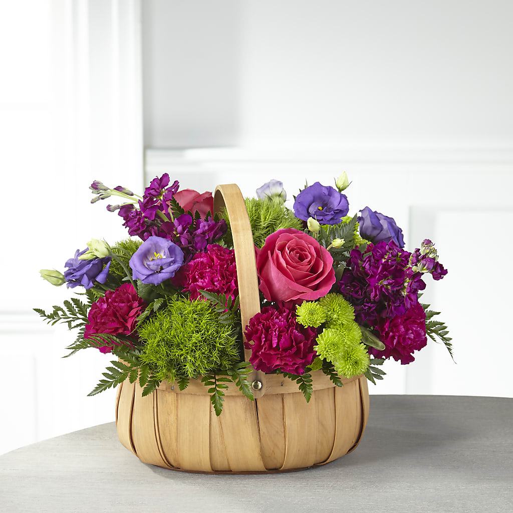 Serene Sanctuary Basket – STEMZ FLORIST & TREASURES, Calgary AB