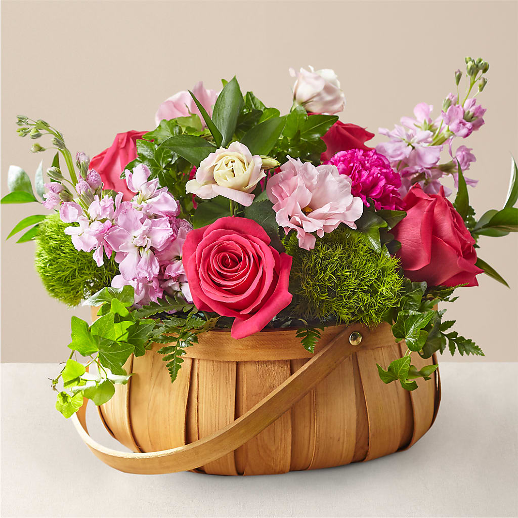 Radiance in Bloom Basket – STEMZ FLORIST & TREASURES, Calgary AB