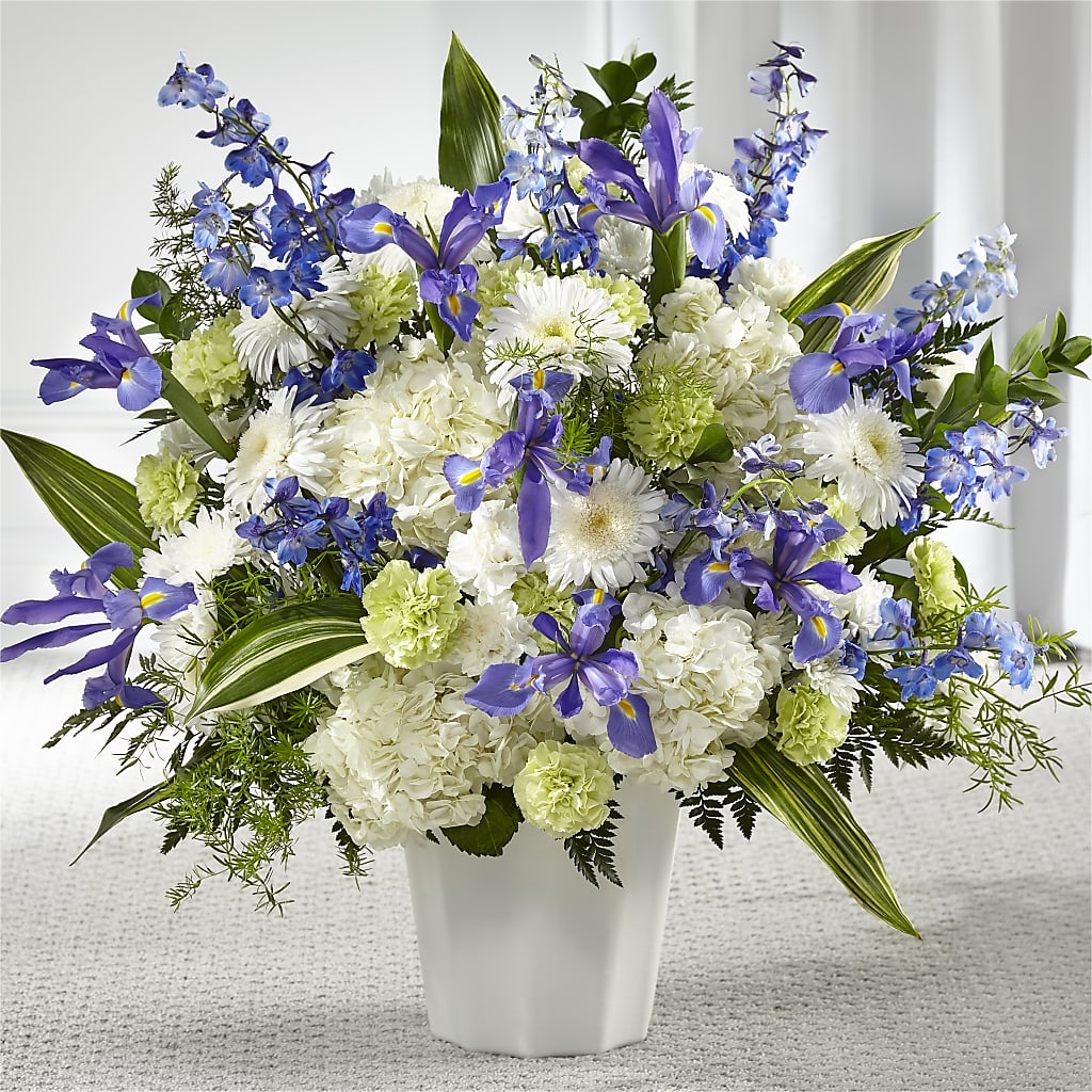 Soft Serenity Floor Basket – STEMZ FLORIST & TREASURES, Calgary AB
