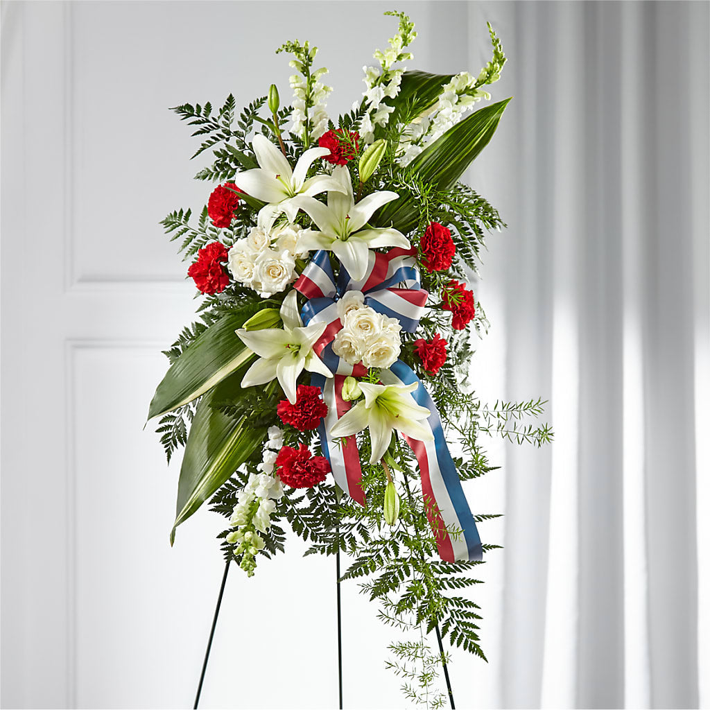Stars of Life Standing Spray – STEMZ FLORIST & TREASURES, Calgary AB