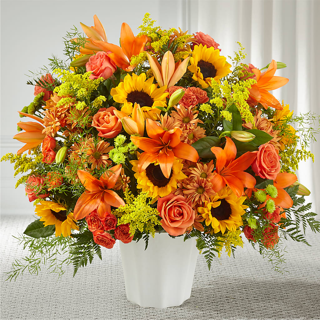 Harvest Thoughts Floor Basket – STEMZ FLORIST & TREASURES, Calgary AB