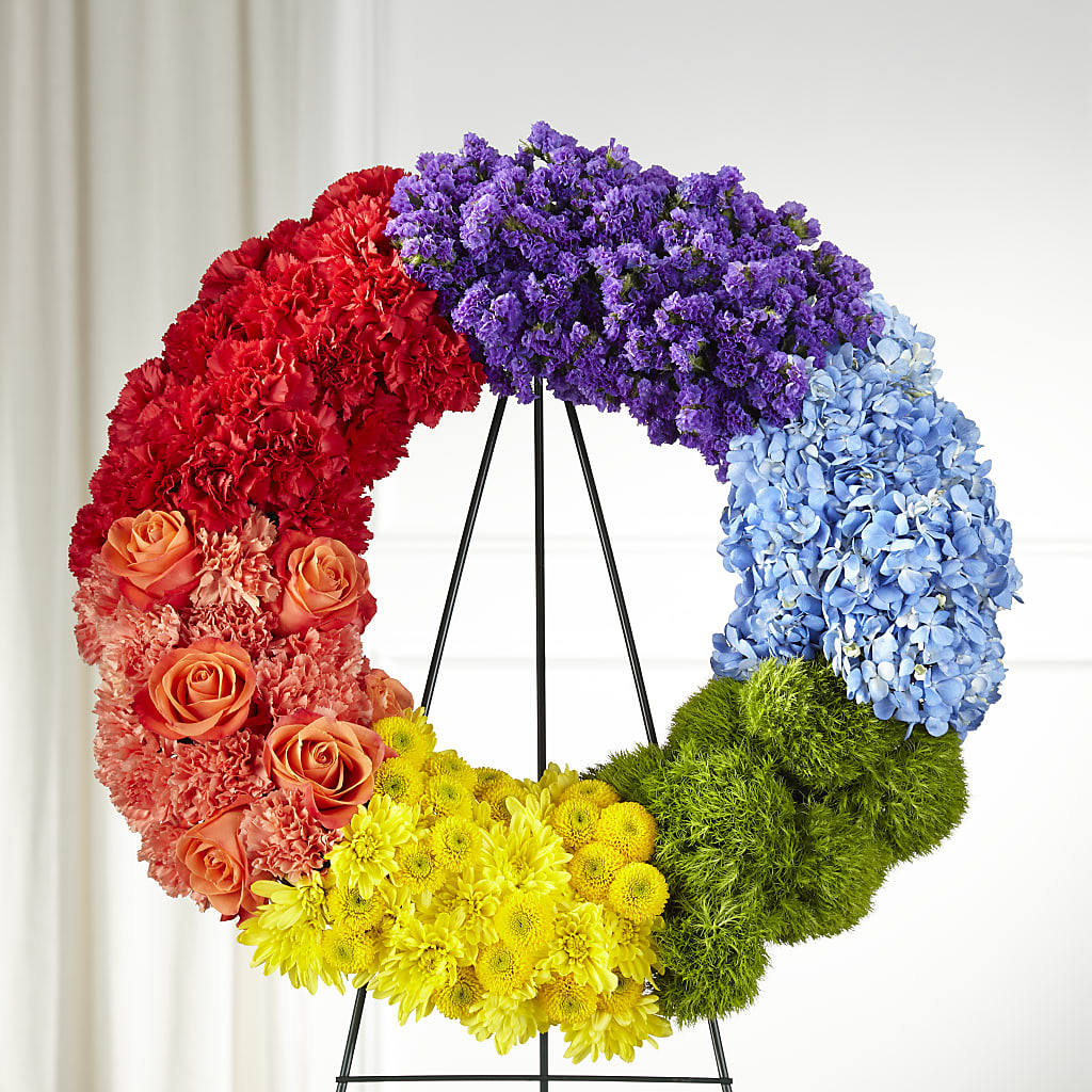 Circle of Love Wreath – STEMZ FLORIST & TREASURES, Calgary AB