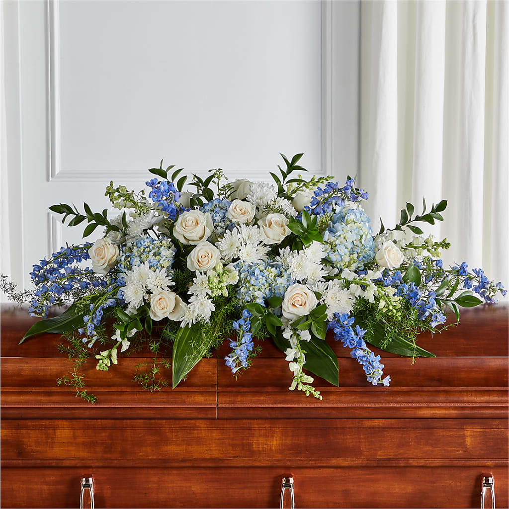 Timeless Essence Casket Spray – STEMZ FLORIST & TREASURES, Calgary AB