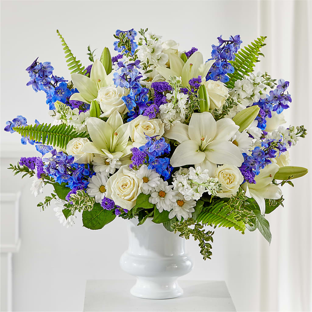 Expressions of Hope Urn Arrangement – STEMZ FLORIST & TREASURES, Calgary AB