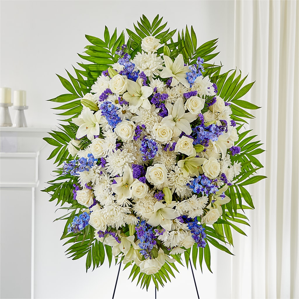 At Rest Standing Spray – STEMZ FLORIST & TREASURES, Calgary AB