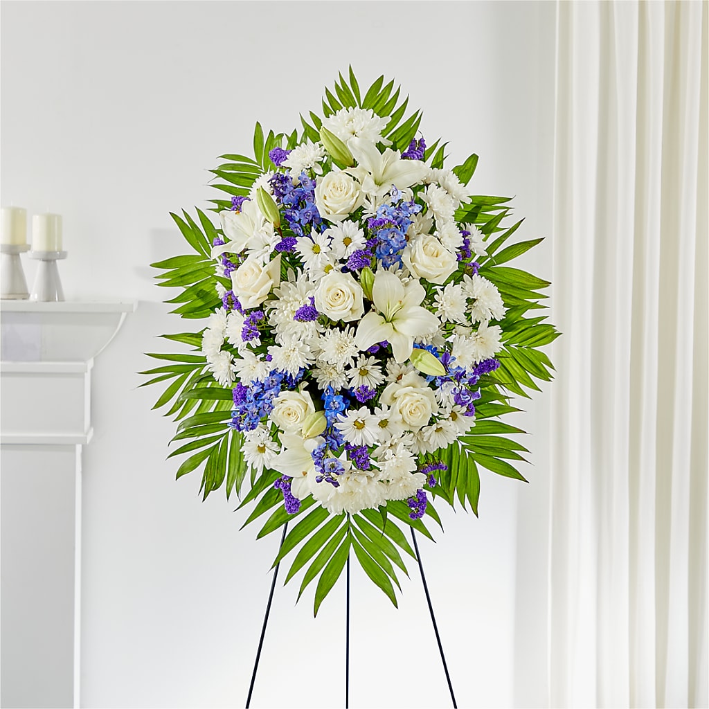 At Rest Standing Spray – STEMZ FLORIST & TREASURES, Calgary AB
