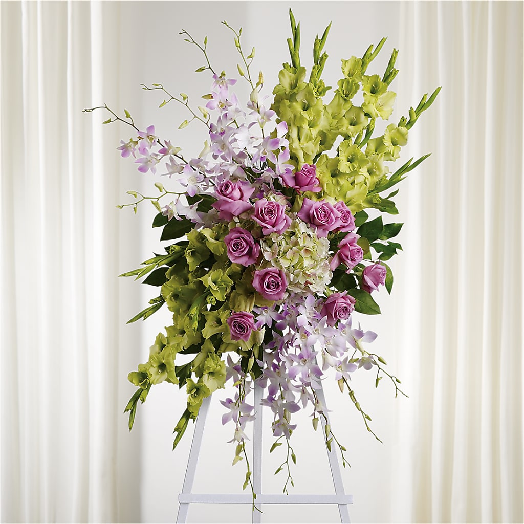 Lasting Legacy Standing Spray – STEMZ FLORIST & TREASURES, Calgary AB