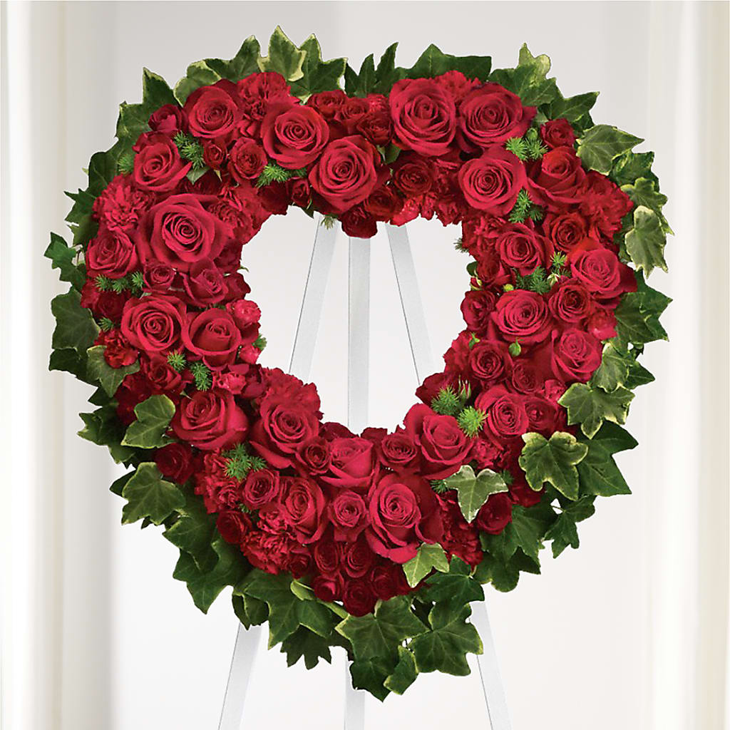 Wholehearted Standing Spray – STEMZ FLORIST & TREASURES, Calgary AB