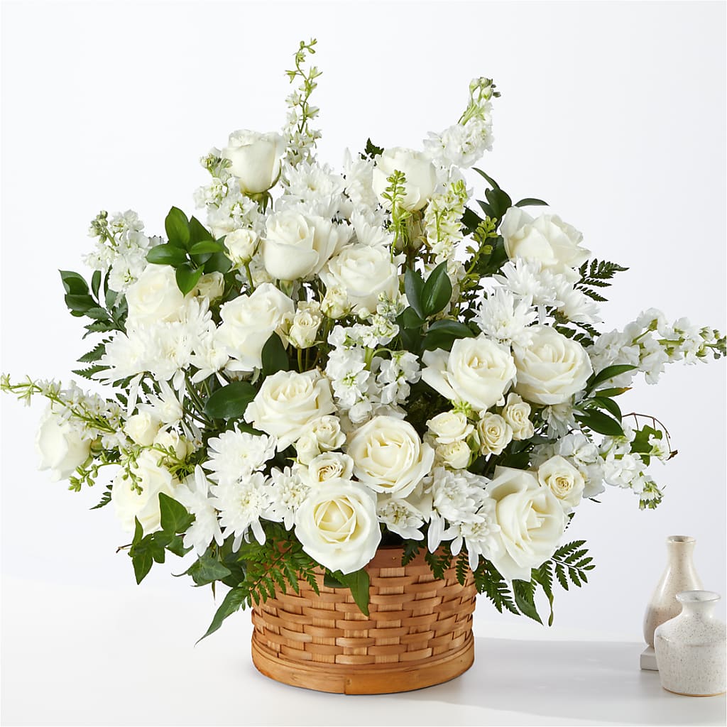 Heartfelt Condolences Arrangement – STEMZ FLORIST & TREASURES, Calgary AB