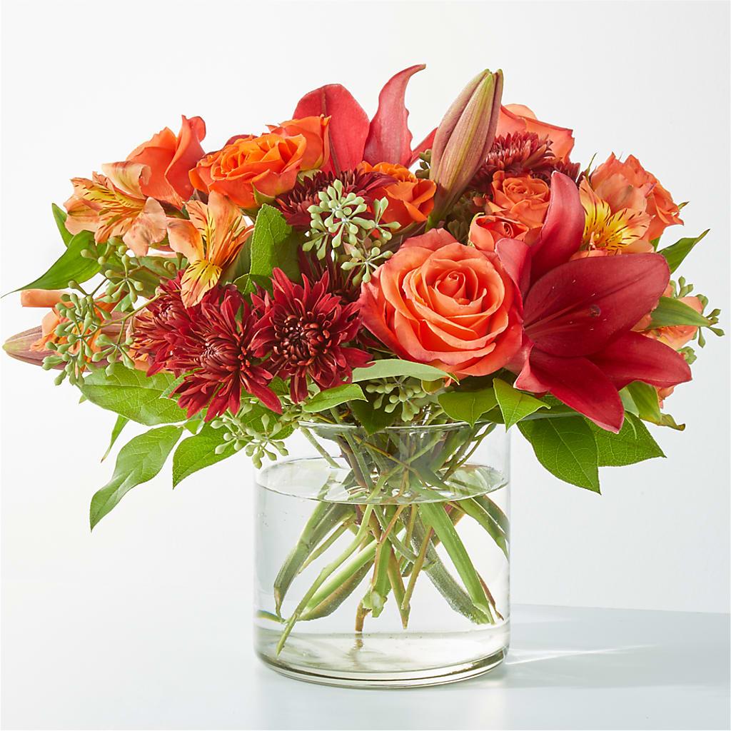 Crimson Leaves Bouquet – STEMZ FLORIST & TREASURES, Calgary AB