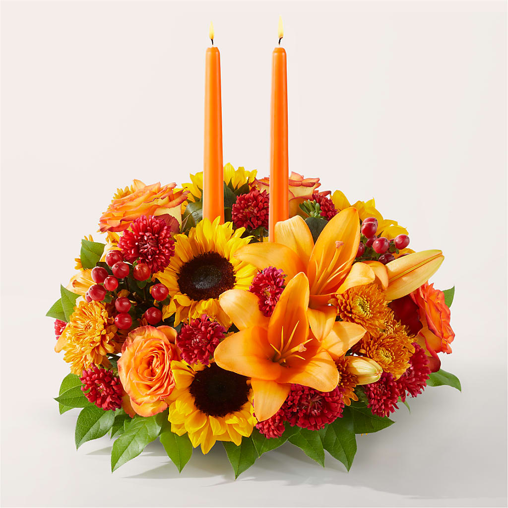 Grateful Centerpiece – STEMZ FLORIST & TREASURES, Calgary AB
