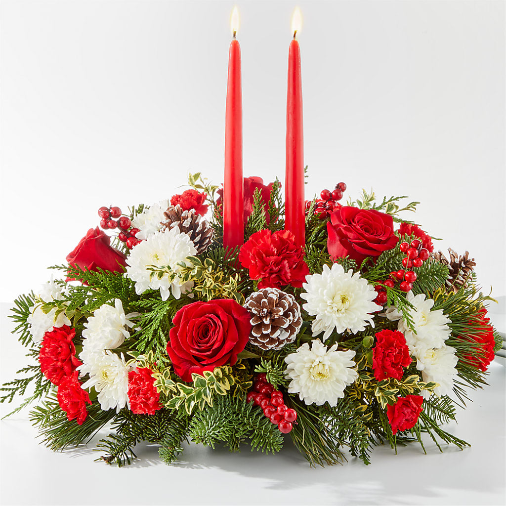 Holiday Soiree Centerpiece – STEMZ FLORIST & TREASURES, Calgary AB
